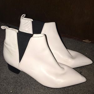 White Nine West boots!